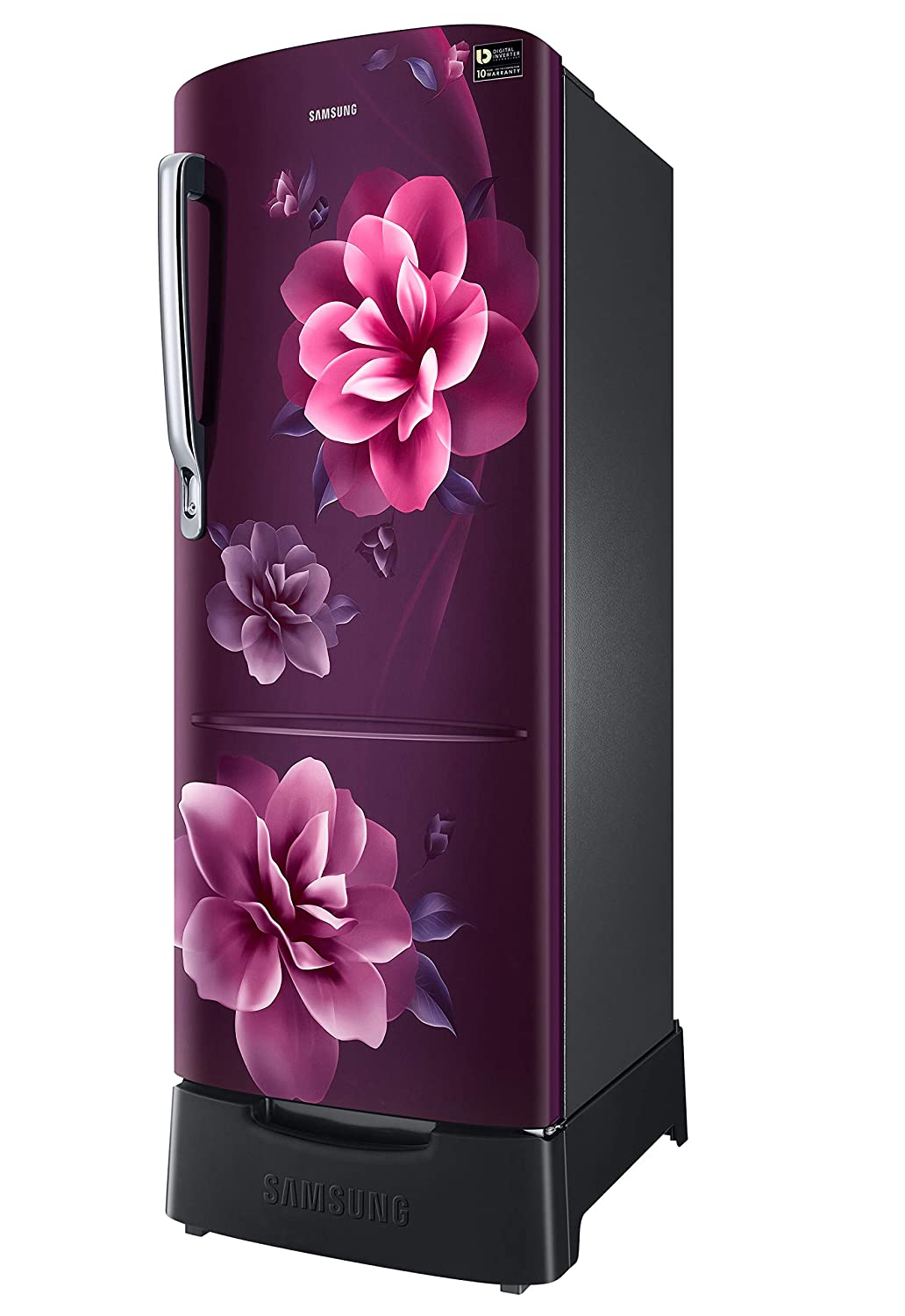 Samsung 230 L 3 Star Inverter Direct Cool Single Door Refrigerator (RR24A282YCR/NL, Base Stand with Drawer, Camellia Purple) Samsung 230 L 3 Star Inverter Direct Cool Single Door Refrigerator (RR24A282YCR/NL, Base Stand with Drawer, Camellia Purple)